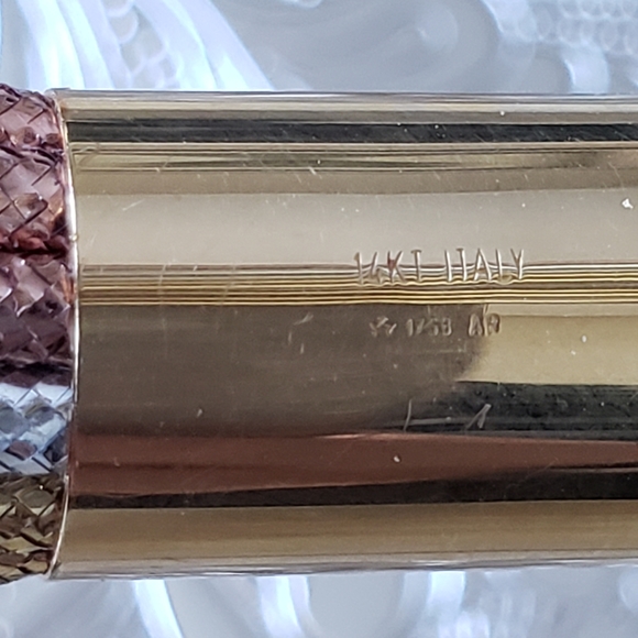 Splendido Oro 14kt gold silace bracelet. - Picture 8 of 8